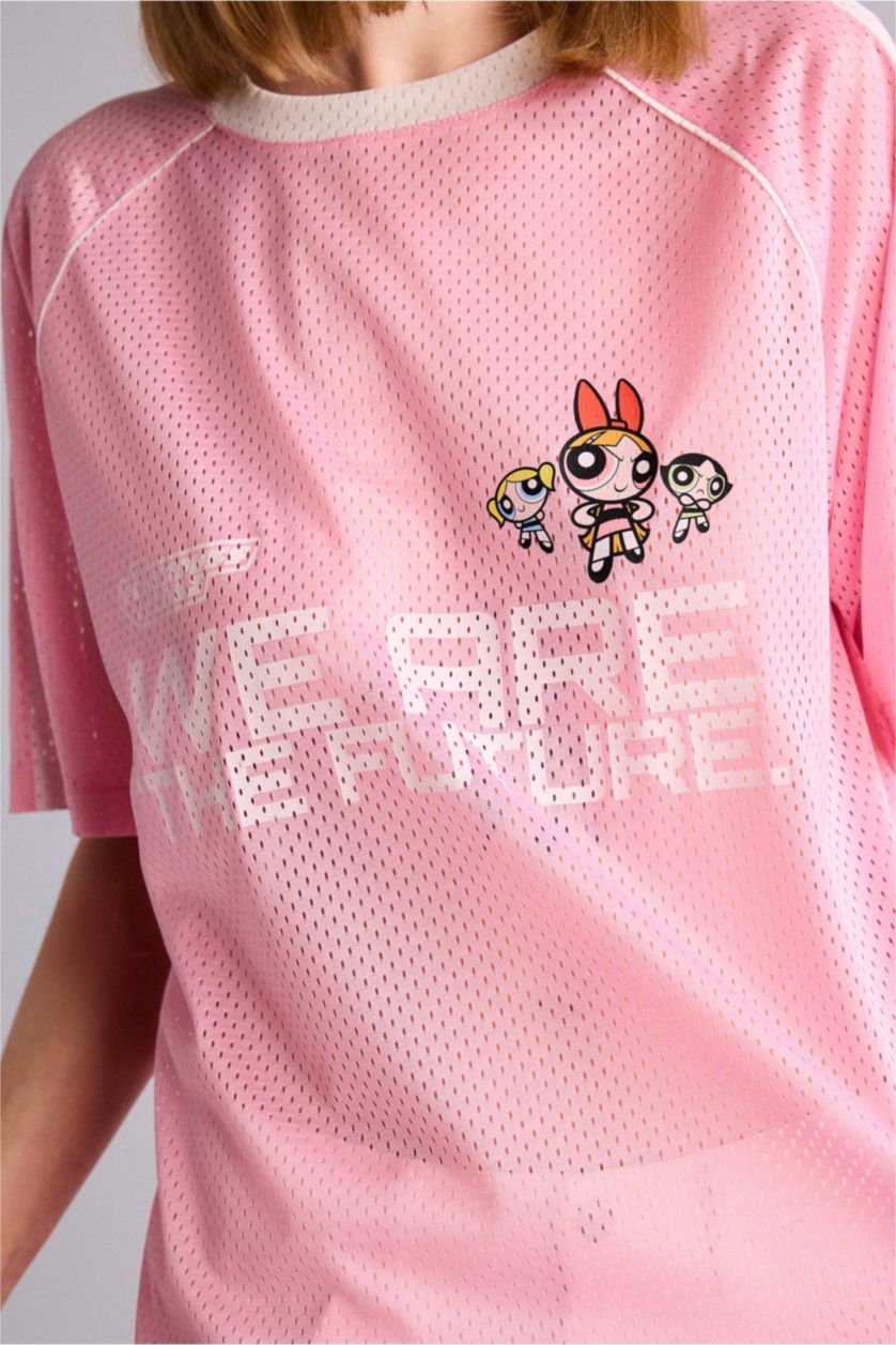 FEMME Rose Clair T-shirt à manches courtes Coupe Oversize