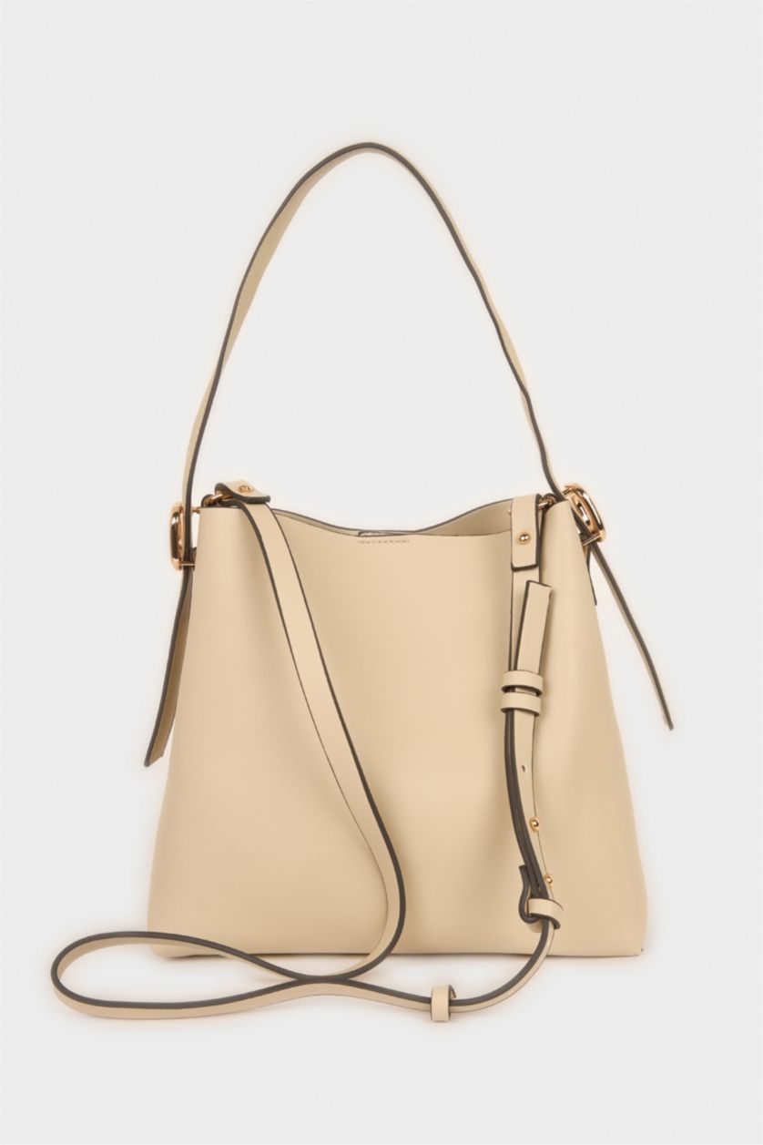 Kadın Ekru Kadın Omuz Çantası