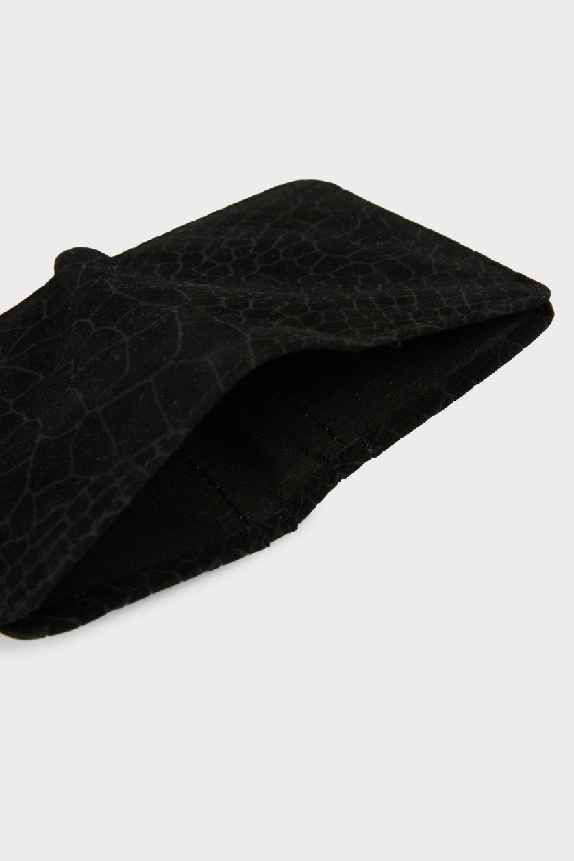 Kadın Siyah Kadın Süet Cüzdan