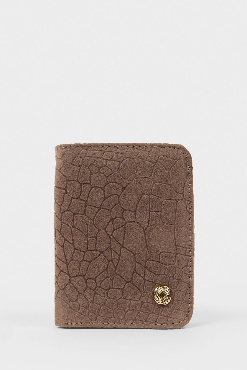 Kadın Kahve Kadın Süet Cüzdan