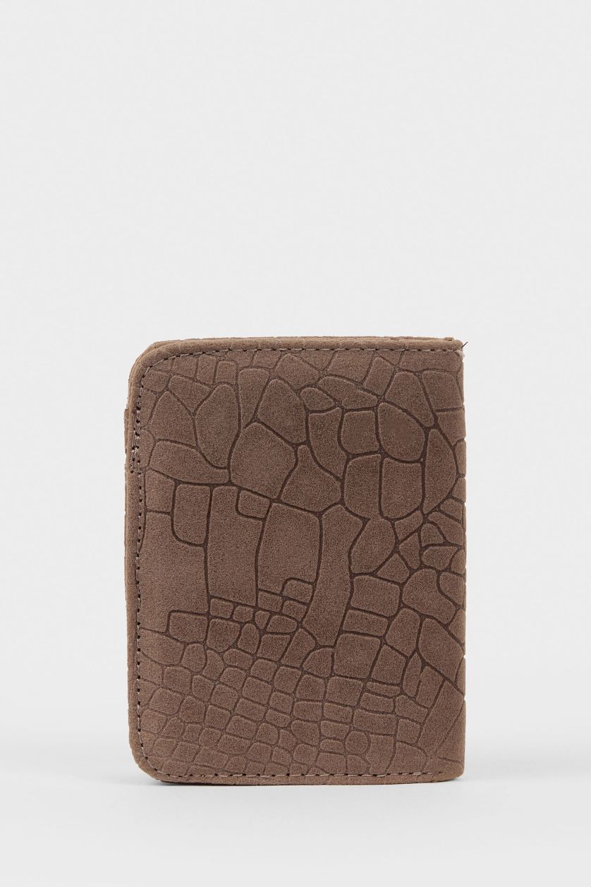 Kadın Kahve Kadın Süet Cüzdan