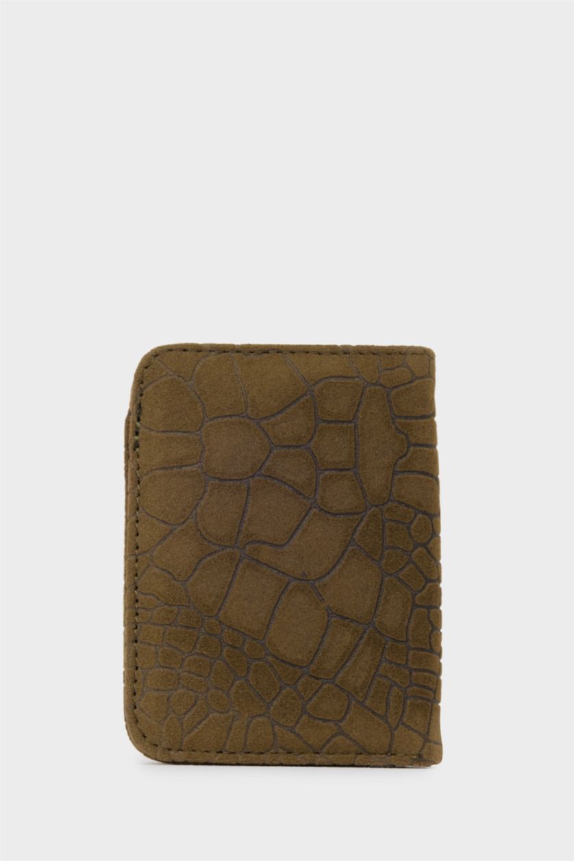 Kadın Yeşil Kadın Süet Cüzdan