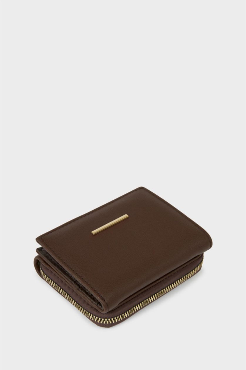 Kadın Kahve Kadın Süet Cüzdan