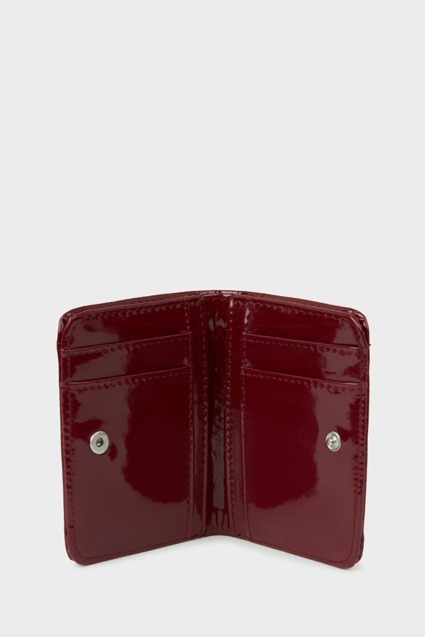 Kadın Bordo Kadın Suni Deri Cüzdan