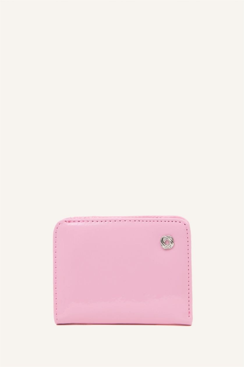 Kadın Açık Pembe Suni Deri Cüzdan