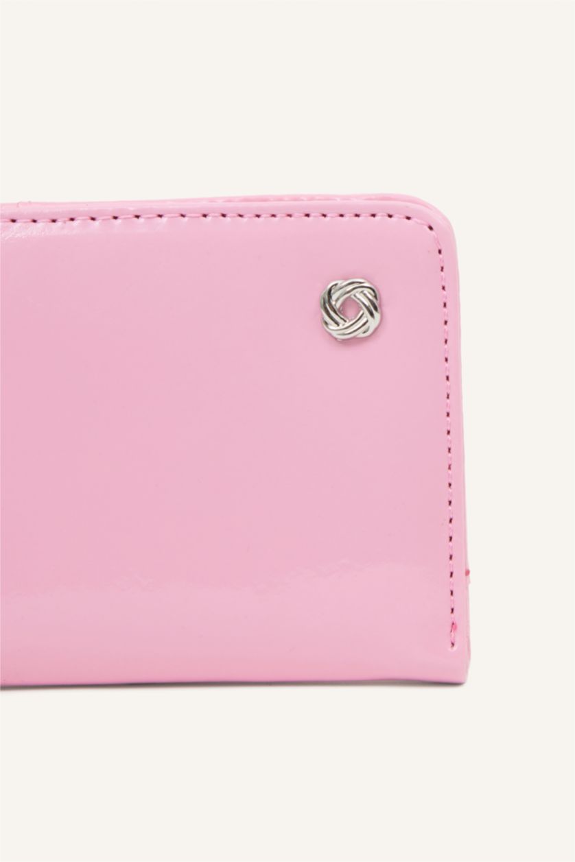 Kadın Açık Pembe Suni Deri Cüzdan