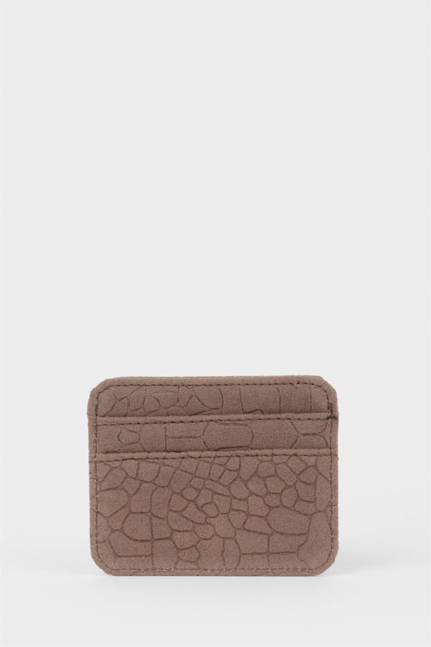 Kadın Kahve Kadın Süet Kartlık