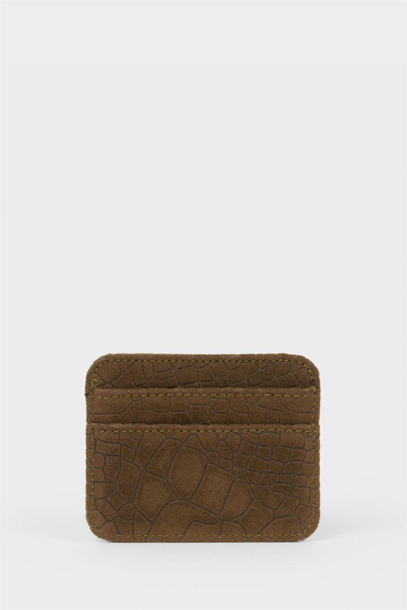 Kadın Yeşil Kadın Süet Kartlık