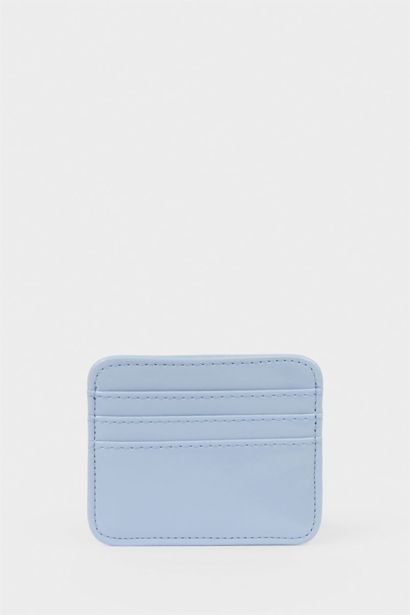 Kadın Mavi Kadın Suni Deri Cüzdan