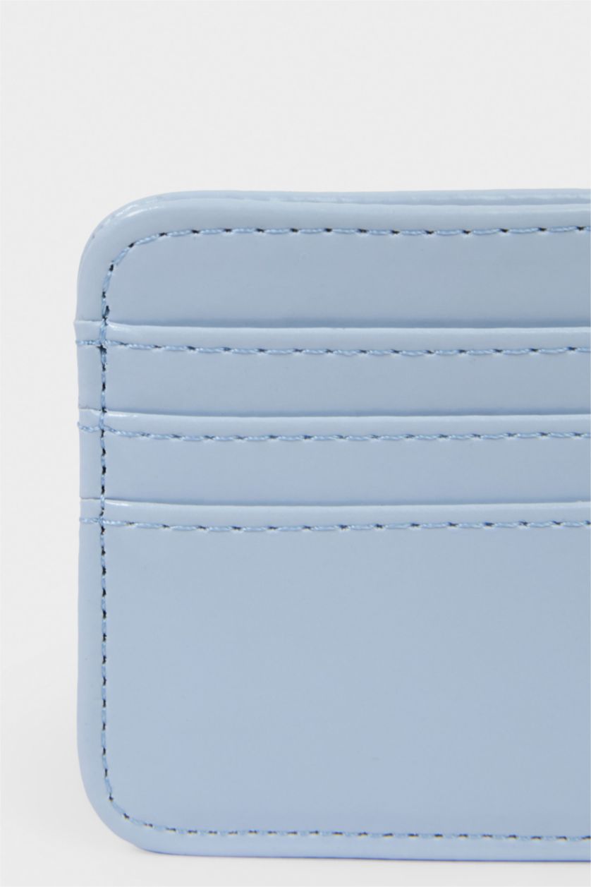 Kadın Mavi Kadın Suni Deri Cüzdan