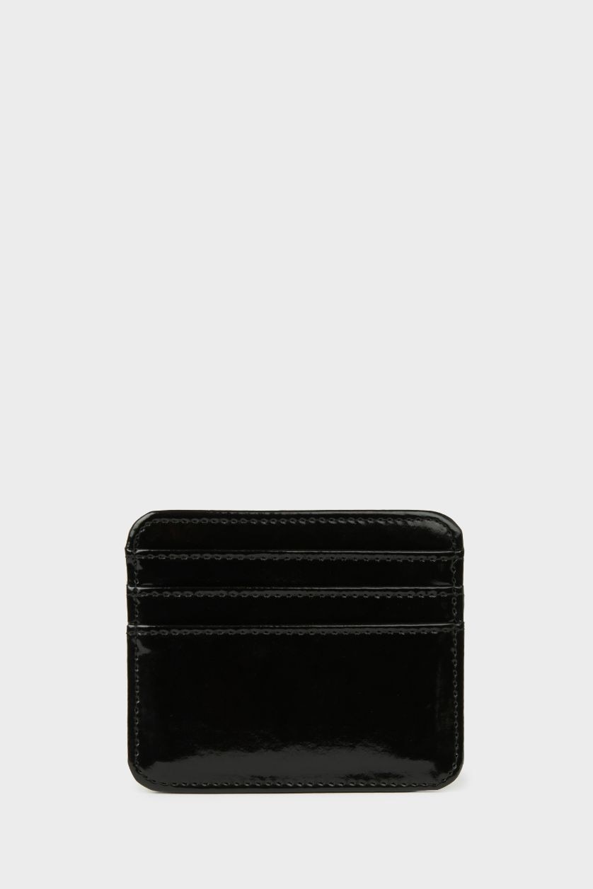 WOMAN Black Woman Faux Leather Wallets