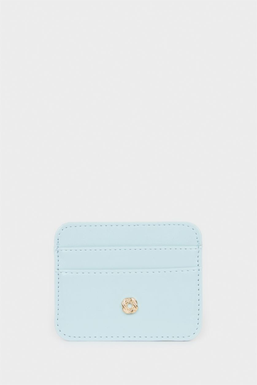 Kadın Mavi Kadın Suni Deri Kartlık