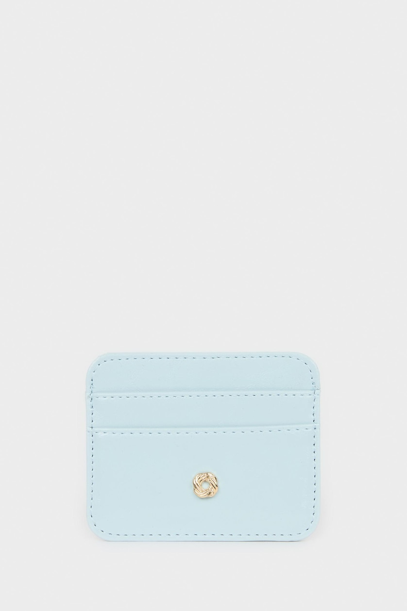 Women Blue Woman Business Card Wallet