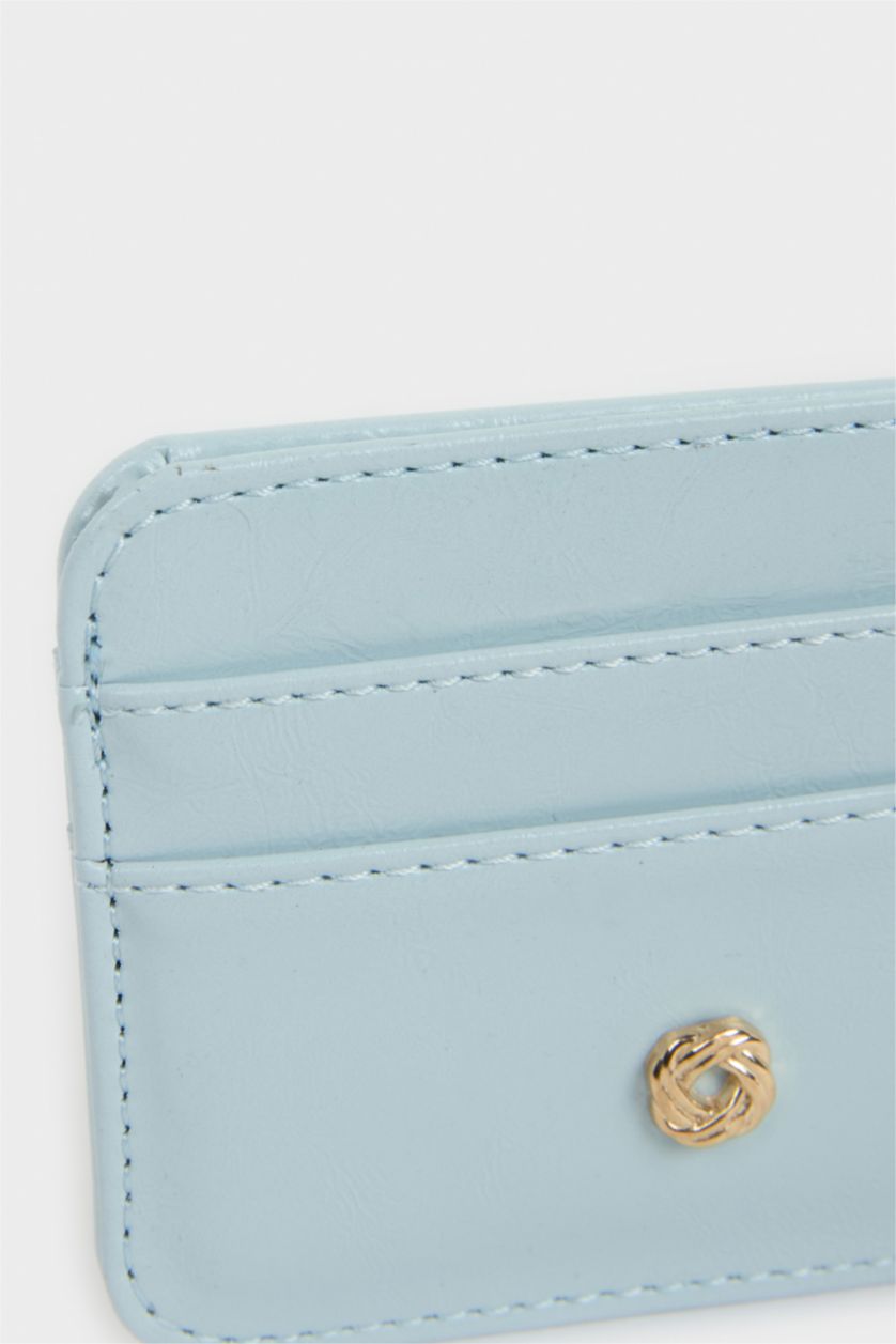 Kadın Mavi Kadın Suni Deri Kartlık