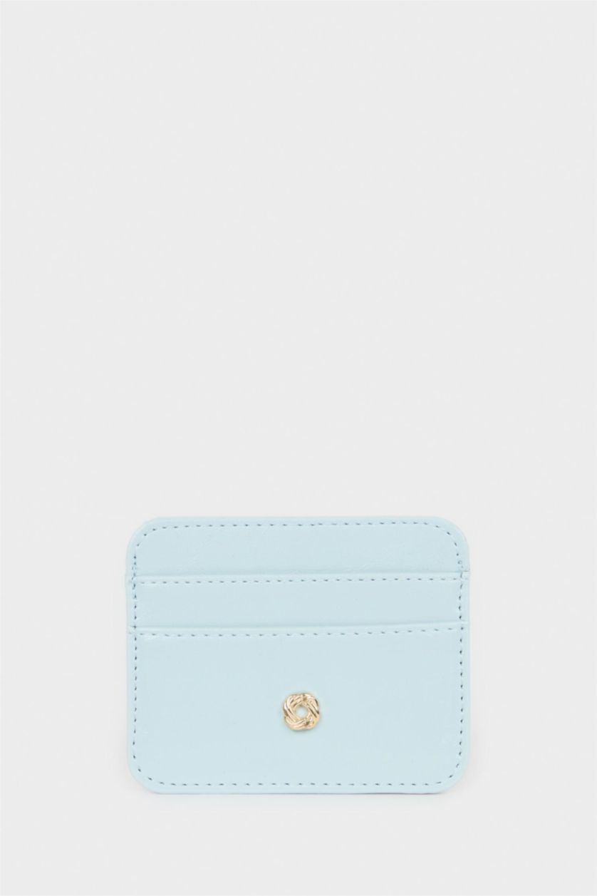 WOMAN Blue Woman Business Card Wallet