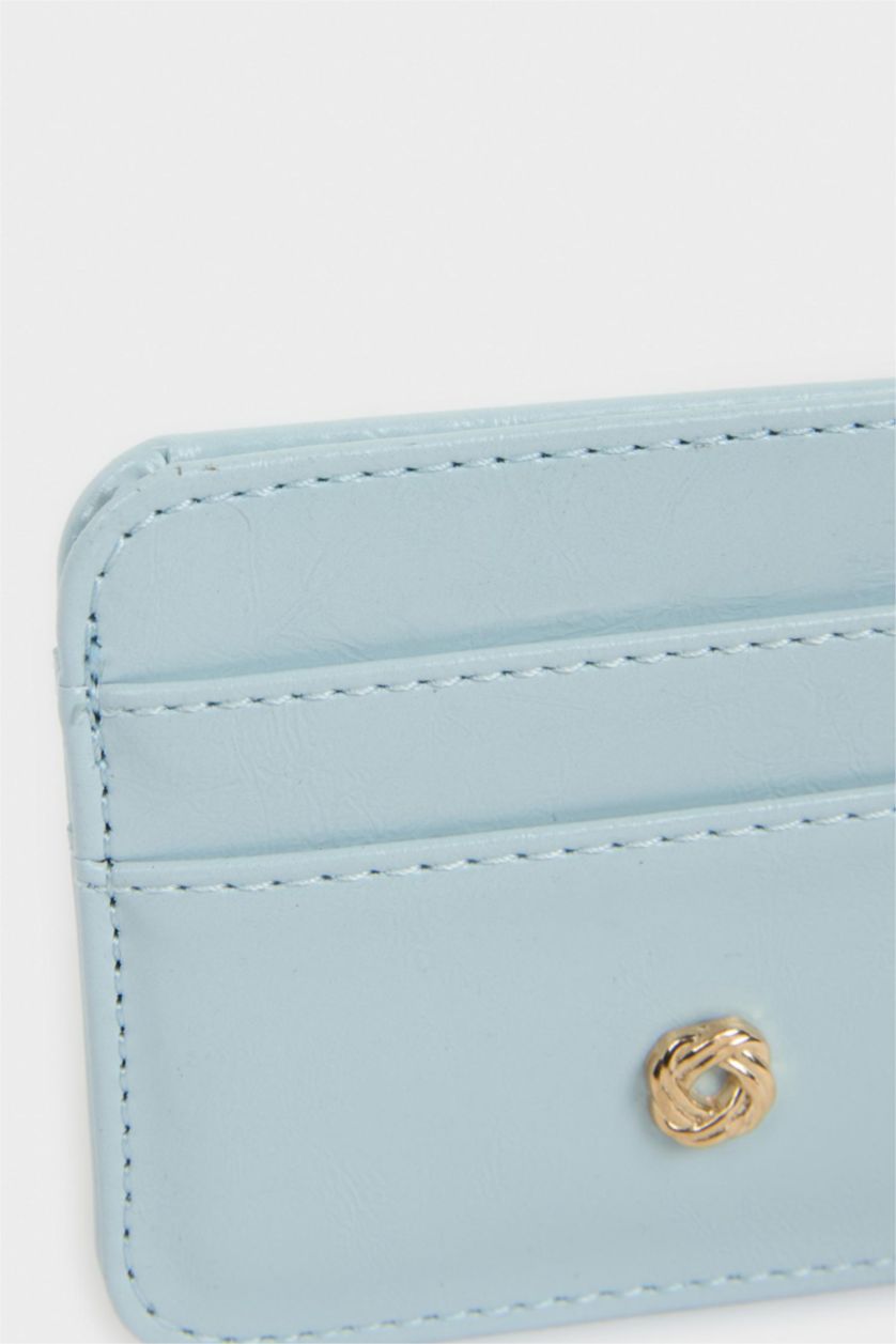 WOMAN Blue Woman Business Card Wallet