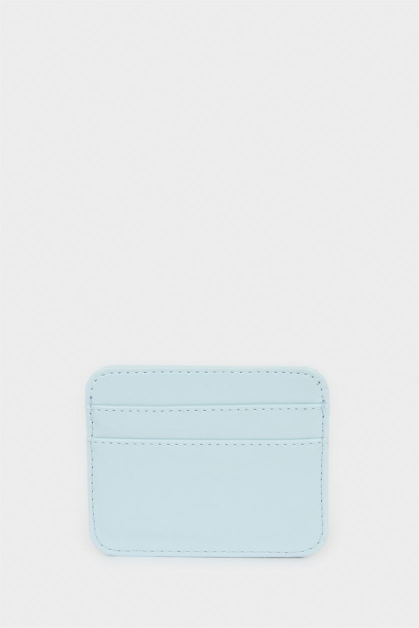 Kadın Mavi Kadın Suni Deri Kartlık