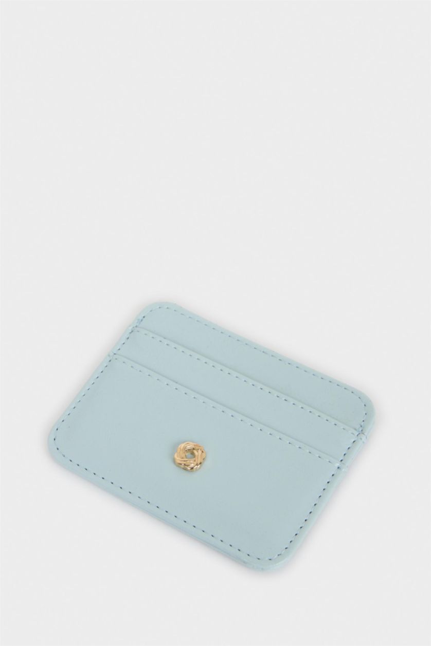 WOMAN Blue Woman Business Card Wallet