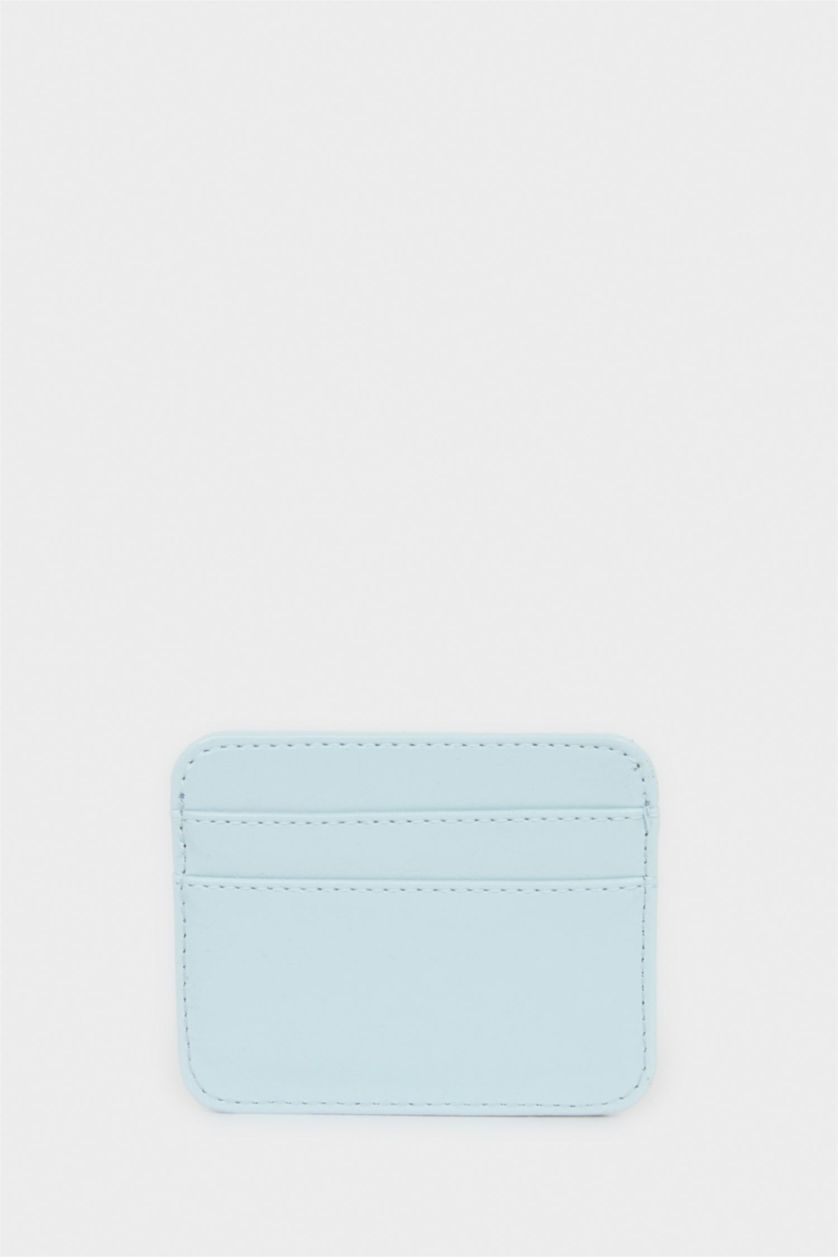 WOMAN Blue Woman Business Card Wallet