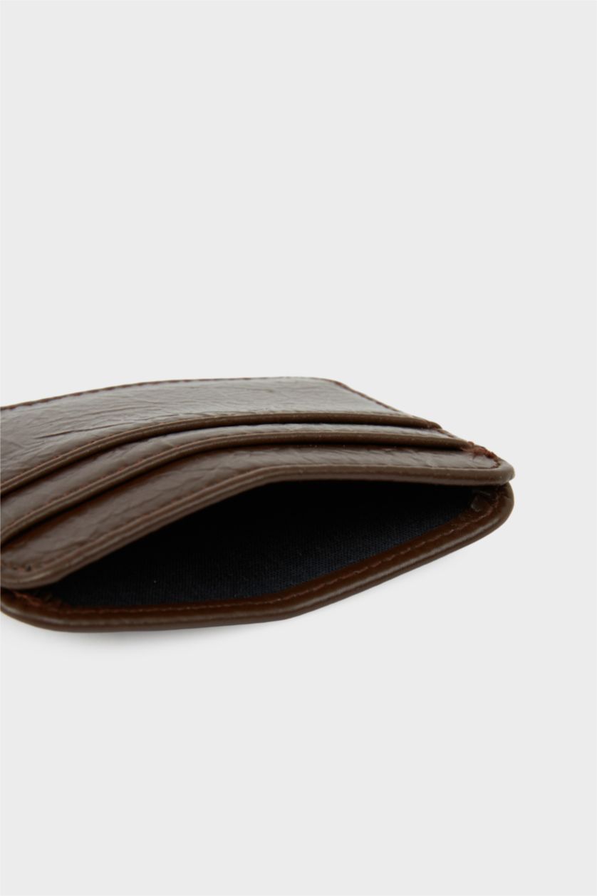 Kadın Kahve Kadın Suni Deri Kartlık