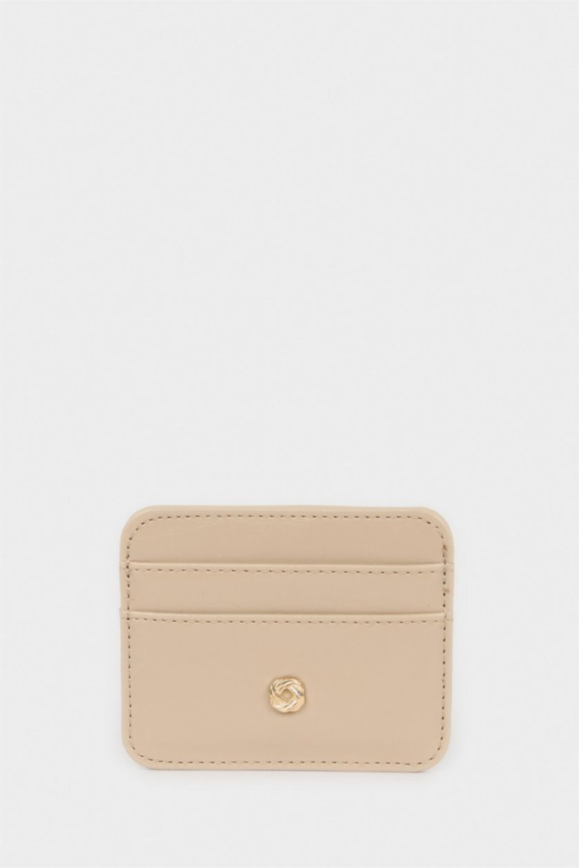 WOMAN Vison Woman Faux Leather Business Card Wallet