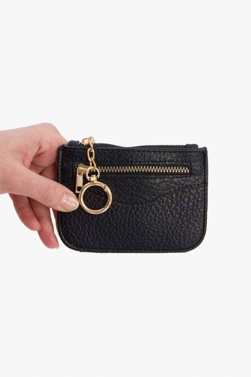 Women Black Woman Business Card Wallet