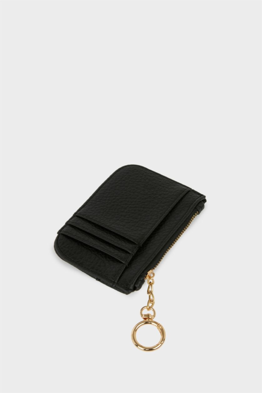 Women Black Woman Business Card Wallet