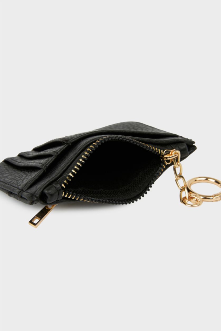 Women Black Woman Business Card Wallet