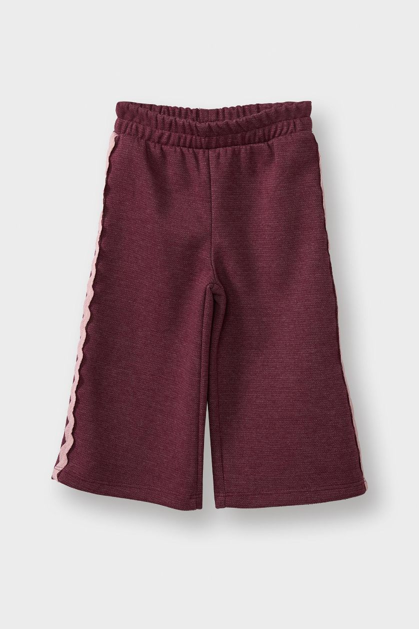 Baby Girl Purple Baby Girl Sweatshirt Fabric 2 Piece Set