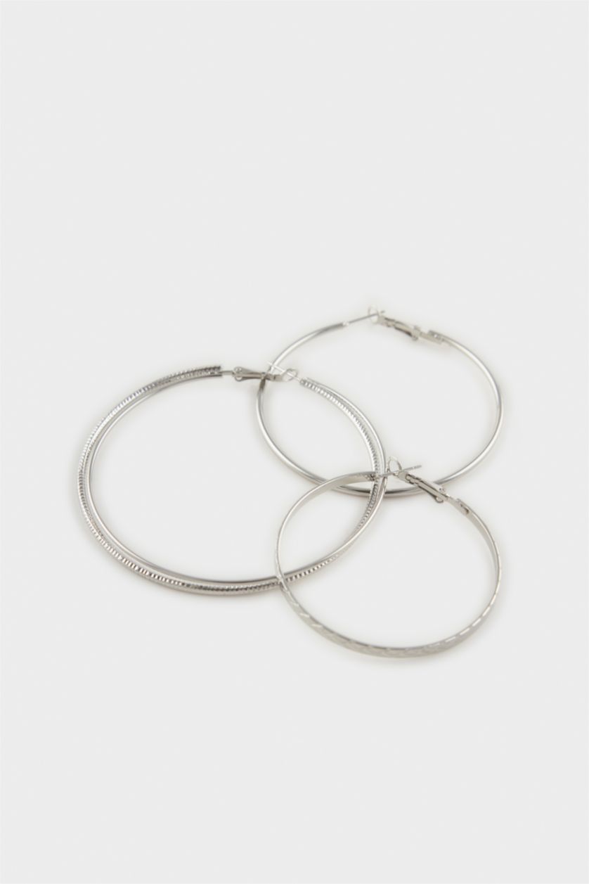 Women Gümüş 3 piece Earring