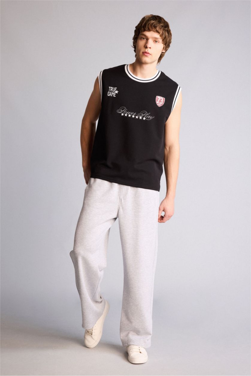 Мужчины Черный Дышащая майка Oversize