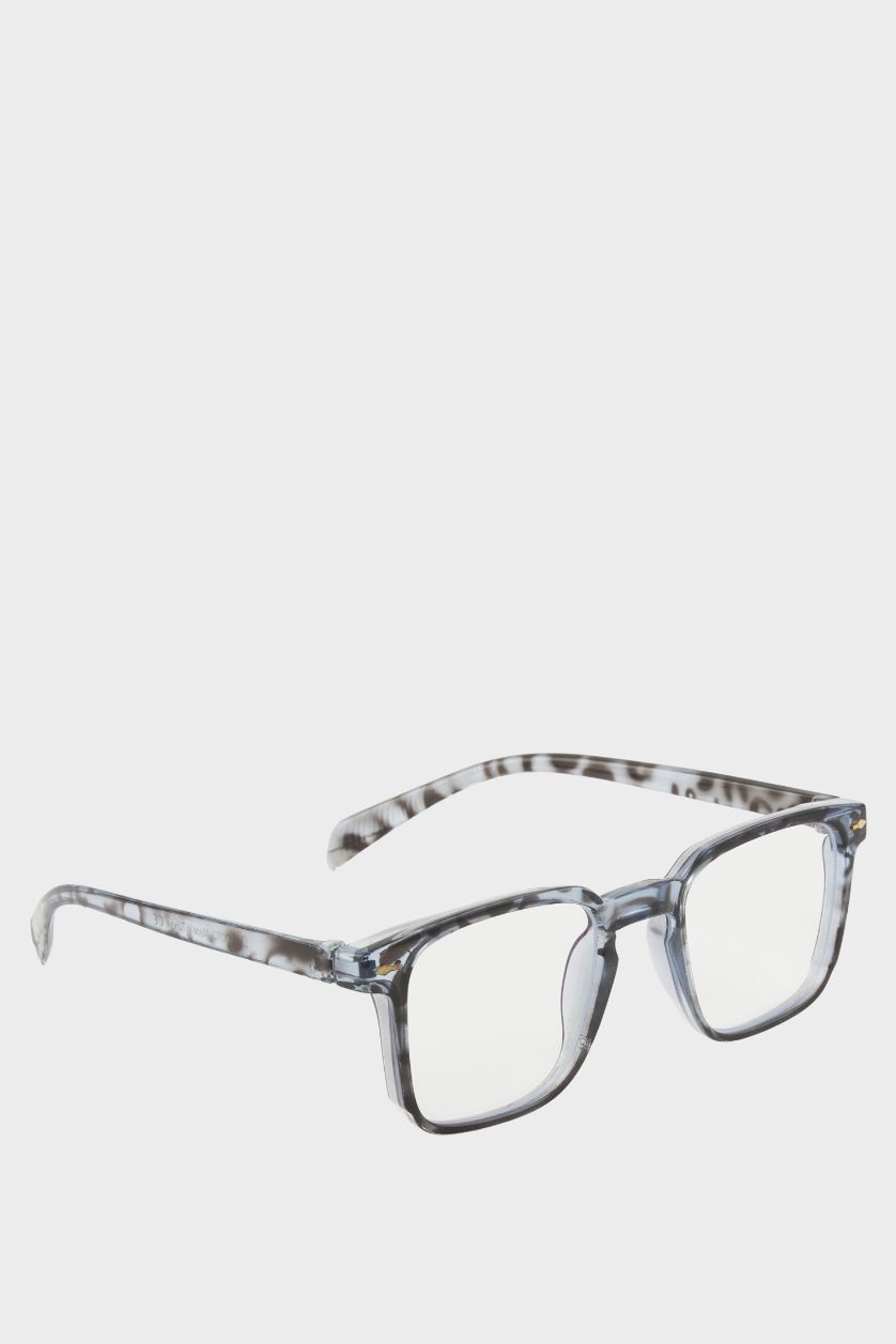 Kadın Mavi Kadın Mavi Cam Kahverengi Leopar Çerçeveli Gözlük