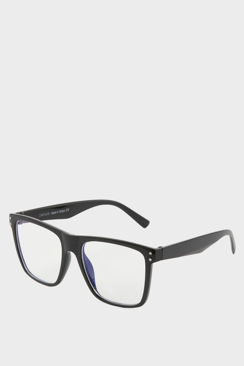 Kadın Siyah Kadın Mavi Cam Siyah Çerçeveli Gözlük