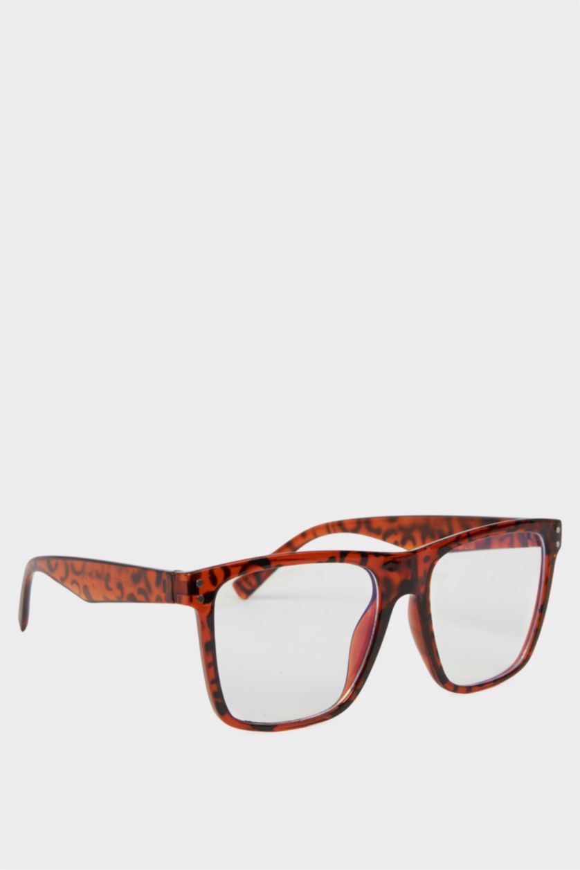 Kadın TRIXI - leopard Kadın Kare Desenli Gözlük