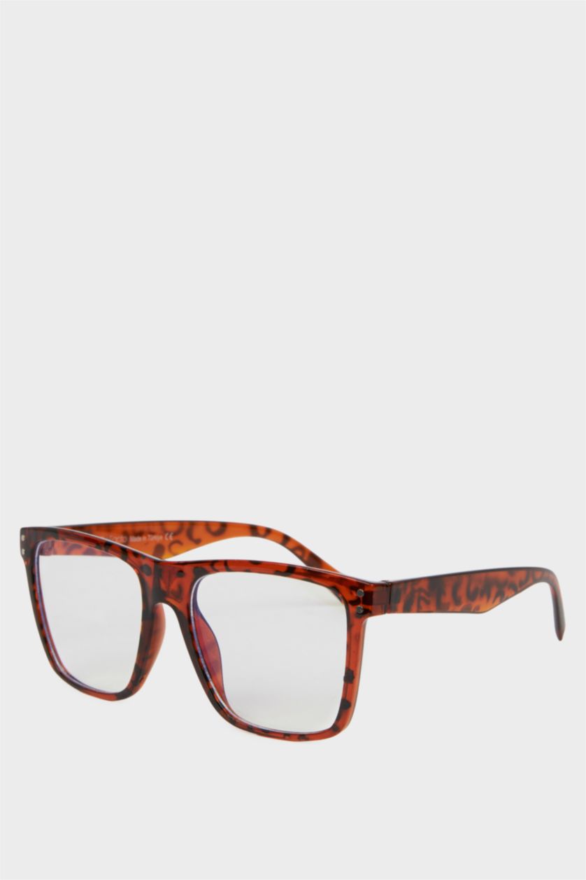 Kadın TRIXI - leopard Kadın Kare Desenli Gözlük