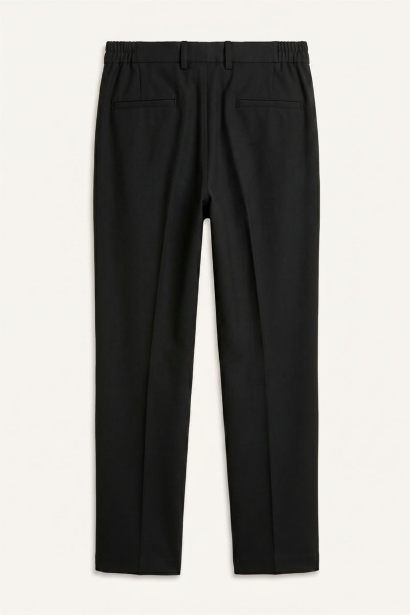 Men Black Baggy Fit Trousers