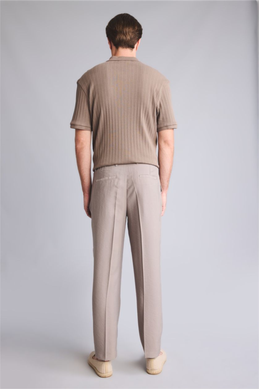 MAN Grey Baggy Fit Trousers