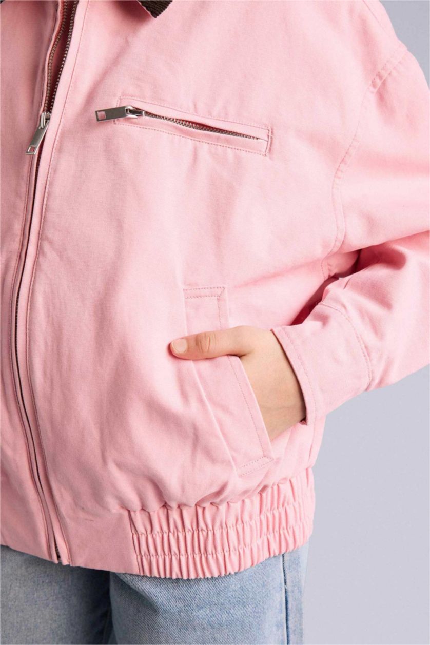 Kız Çocuk - Genç Kız Açık Pembe Mont Kız Çocuk