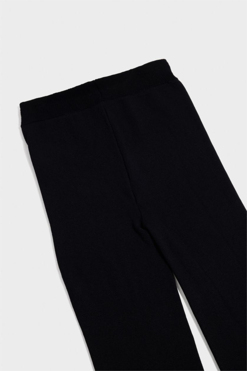 FILLES Noir Collant thermique pour fille