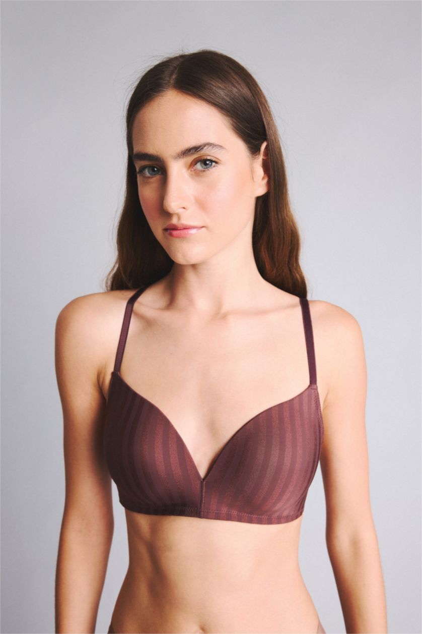 نساء بني Micro Coated Padded Wireless Bra