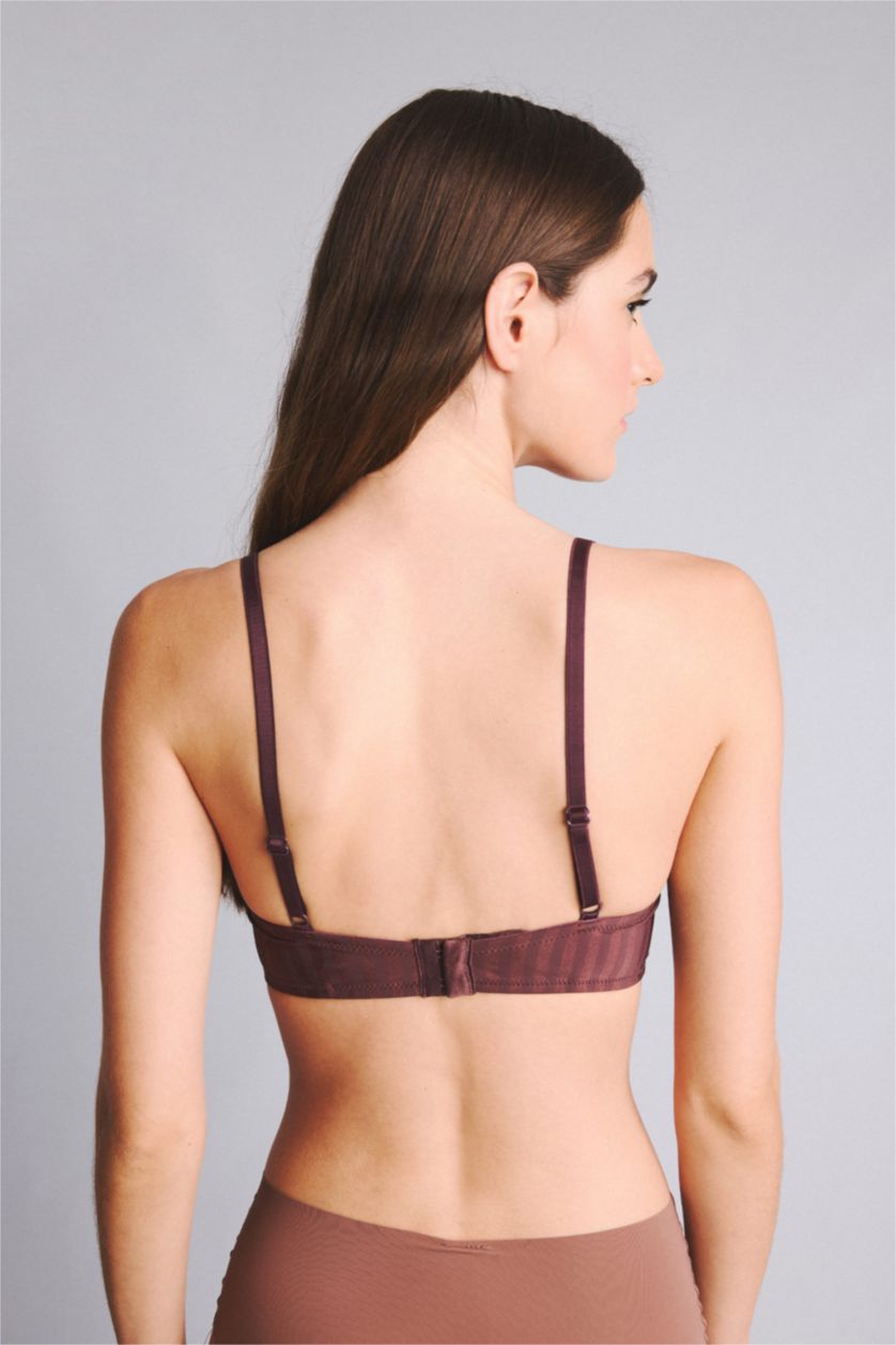 نساء بني Micro Coated Padded Wireless Bra