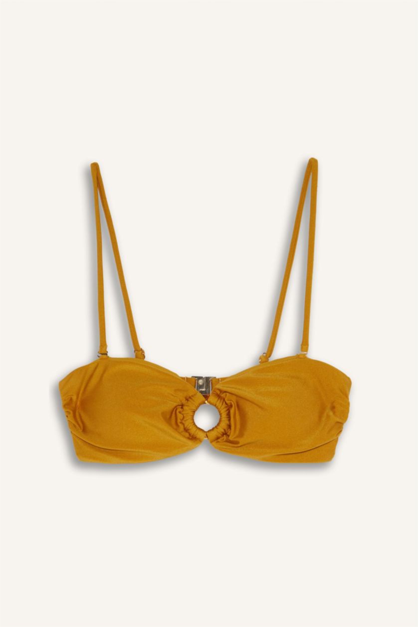 Women Yellow Bikini Top