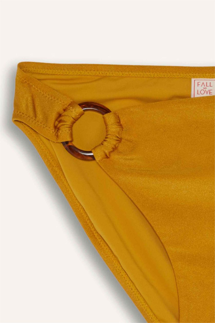 Kadın Sarı Regular Fit Bikini Alt