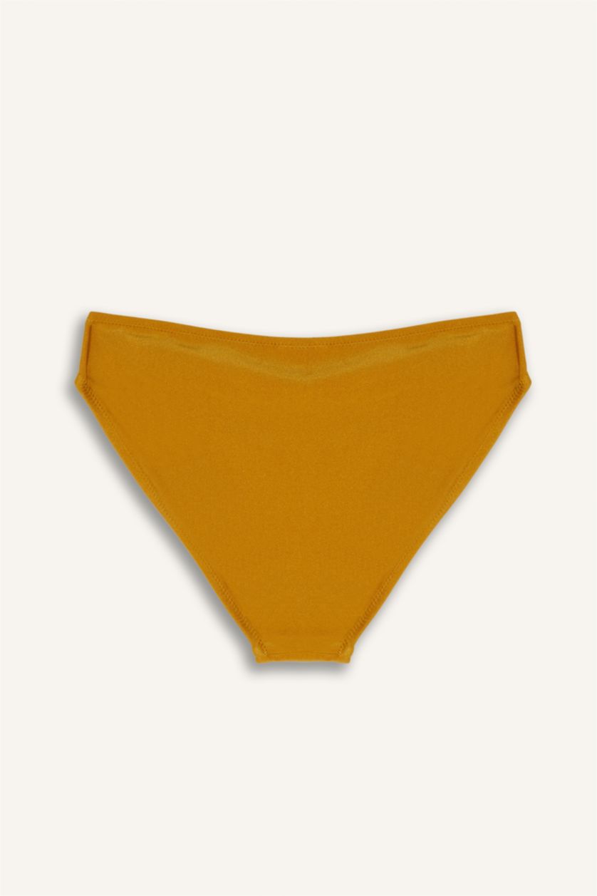 Kadın Sarı Regular Fit Bikini Alt
