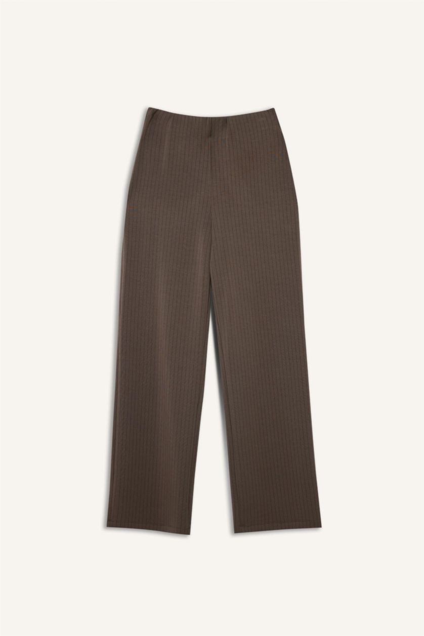 Женщины Светло коричневый Спортивные брюки Straight Fit стандартной длины с прямыми штанинами из модала