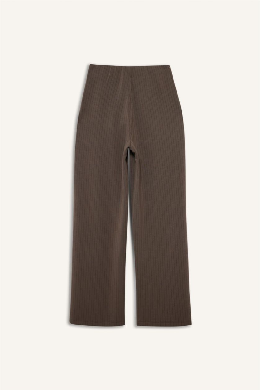 Женщины Светло коричневый Спортивные брюки Straight Fit стандартной длины с прямыми штанинами из модала