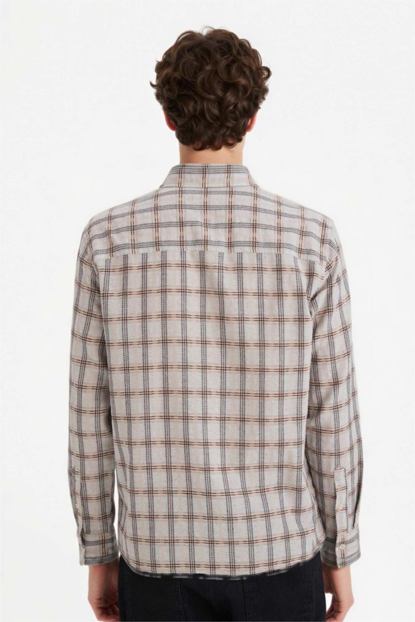 Erkek Mint Regular Fıt Flanel