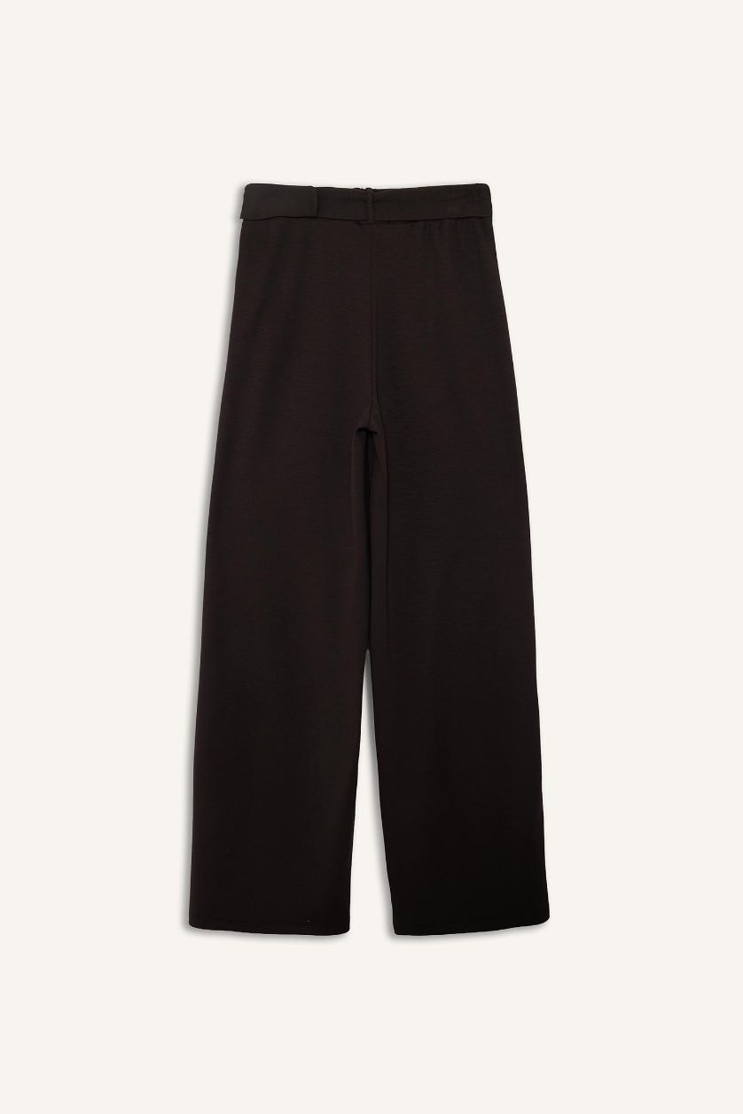 Kadın Kahve Wıde Leg Pantolon