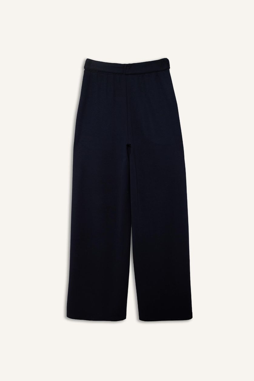 WOMAN NAVY Wide Leg Trousers