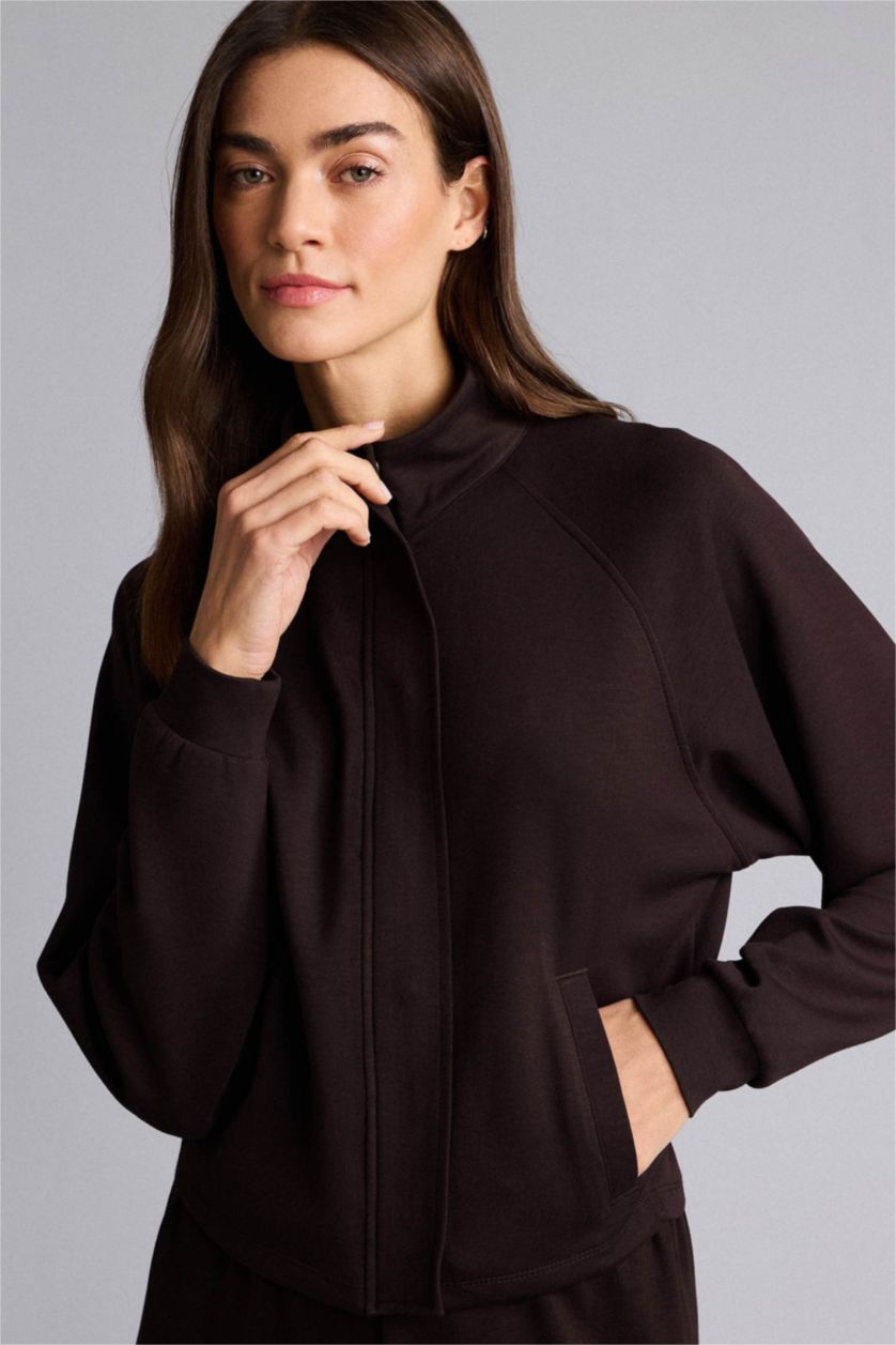 WOMAN Brown Relax Fit Cardigan